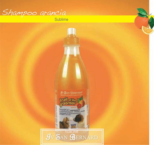 Šampon ARANCIA pomeranč - pro suchou, matnou srst